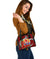 Tahiti Polynesian Shoulder Handbag - Hibiscus Coat of Arm Red - Polynesian Pride