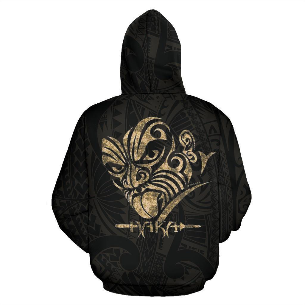 Maori Haka Warrior Hoodie New Zealand - Polynesian Pride