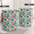 Hawaii Tropical flower, blossom cluster seamless pattern Tropical Flowers Palm Leaves Plant And Leaf Hawaii Laundry Basket - Polynesian Pride