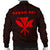 Hawaii Kanaka Polynesian Men's Bomber Jacket Red - Polynesian Pride