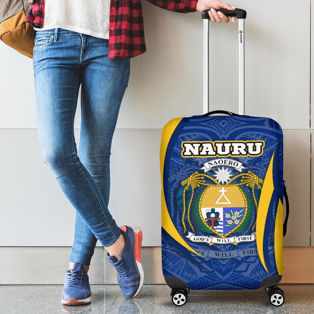 Nauru Polynesian Luggage Covers - Nauru Spirit (Blue) Blue - Polynesian Pride