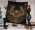 Hawaii Owl Hibiscus Plumeria Premium Quilt - Gold - Polynesian Pride