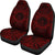 Palau Car Seat Cover - Palau Coat Of Arms Polynesian Red Black - Polynesian Pride