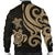 Vanuatu Men's Bomber Jacket - Gold Tentacle Turtle - Polynesian Pride