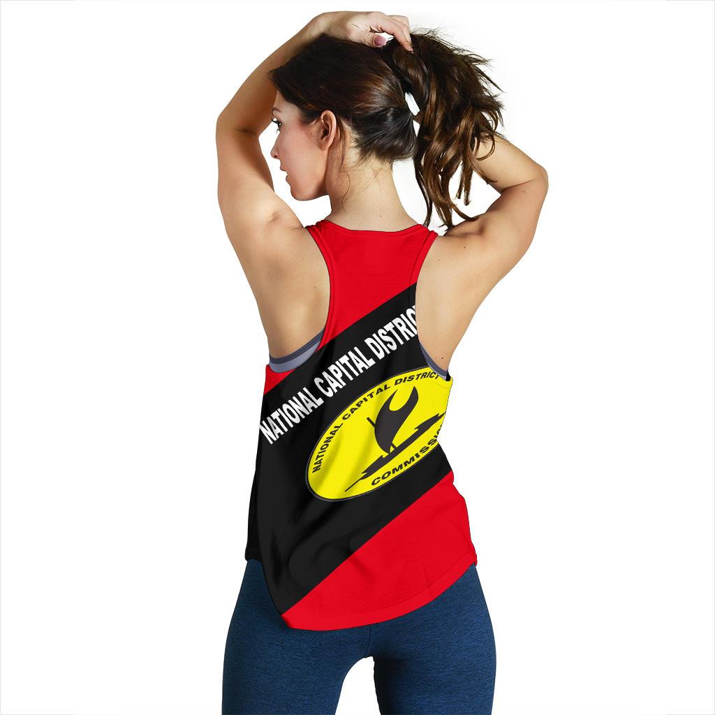 Papua New Guinea Women's Racerback Tank - National Capital District Province - Polynesian Pride