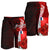 Wallis and Futuna Polynesian Custom Personalised Men's Shorts - Coat Of Arm With Hibiscus - Polynesian Pride