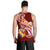 Tonga Personalised Men's Tank Top - Tonga Coat Of Arms With Polynesian Patterns - Polynesian Pride