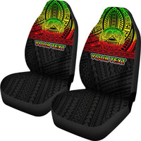 American Samoa Custom Personalised Car Seat Covers - Polynesian Reggae - Polynesian Pride