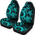 Guam Polynesian Car Seat Covers - Turquoise Tentacle Turtle - Polynesian Pride