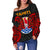 Tahiti Polynesian Women's Off Shoulder Sweater - Tahitians Spirit - Polynesian Pride