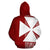 Wallis and Futuna Polynesian Hoodie Red Line - Polynesian Pride