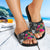 Fiji Slide Sandals Coat of Arm - Turtle Floral - Polynesian Pride