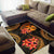 Wallis and Futuna Polynesian Area Rug - Gold Plumeria - Polynesian Pride