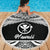 Hawaii Polynesian Beach Blanket - Hawaii Pride White Version - Polynesian Pride