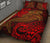 Polynesian Quilt Bed Set - Red Shark Polynesian Tattoo - Polynesian Pride