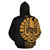 Tahiti (French Polynesia) Polynesian Zip up Hoodie Yellow Line - Polynesian Pride