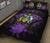 Solomon Islands Polynesian Quilt Bed Set Hibiscus Purple - Polynesian Pride