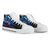 Guam High Top Shoes Blue - Vintage Tribal Mountain - Polynesian Pride