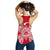 American Samoa Polynesian Women Tank Top Map Red White - Polynesian Pride