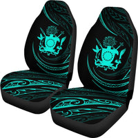 Cook Islands Car Seat Covers - Turquoise - Frida Style - Polynesian Pride