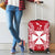 Wallis And Futuna Polynesian Luggage Covers Map Red White - Polynesian Pride