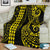 Hawaii Kakau Yellow Polynesian Premium Blanket - Polynesian Pride