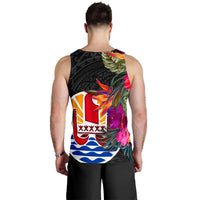 Tahiti Men's Tank Top - Polynesian Hibiscus Pattern - Polynesian Pride