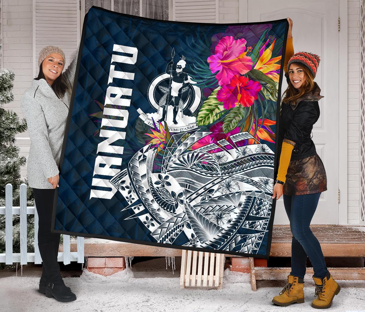 Vanuatu Polynesian Premium Quilt - Summer Vibes - Polynesian Pride