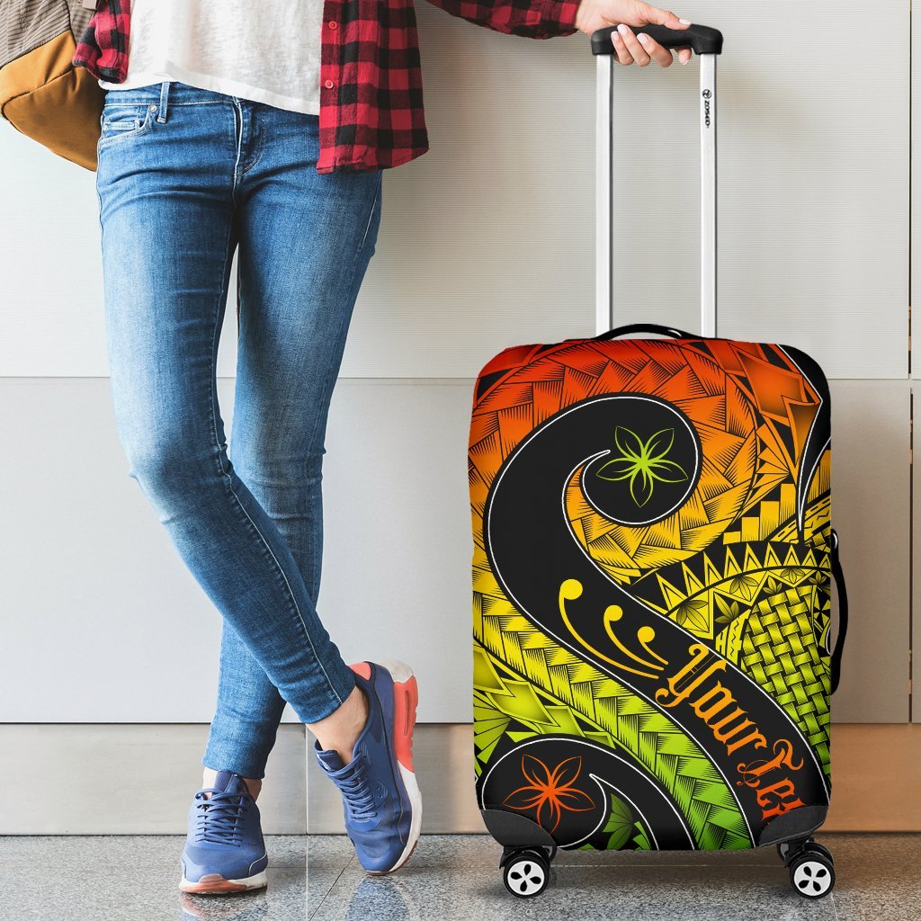 Samoa Personalised Luggage Covers - Samoa Polynesian Decorative Patterns Reggae - Polynesian Pride