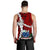 Samoa Polynesian Men's Tank Top - Tribal Wave Tattoo Flag Color - Polynesian Pride