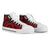 Wallis and Futuna High Top Canvas Shoes - Red Tentacle Turtle - Polynesian Pride