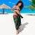 Guam Polynesian Sarong - Green Turtle Hibiscus - Polynesian Pride