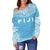 Fiji Flag Polynesian Chief Women's Off Shoulder Sweater - Polynesian Pride