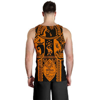 Polynesian Men's Tank Top - Guam Flag, Seal with Maui Moana Tattoo - Polynesian Pride