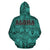 Honu Polynesian Turquoise Hawaii Turtle Hoodie (Zip) - Polynesian Pride