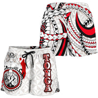 Tonga Polynesian Women Shorts - Tonga Power Red - Polynesian Pride