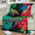 Hawaii Turtle Wave Hibiscus Premium Blanket - Unia Style - Polynesian Pride