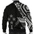 Kosrae Personalised Custom Men's Bomber Jacket - Micronesian Pattern Flash Black - Polynesian Pride