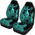 Polynesian Hawaii Car Seat Covers - Hula Girl Neon Blue - Polynesian Pride