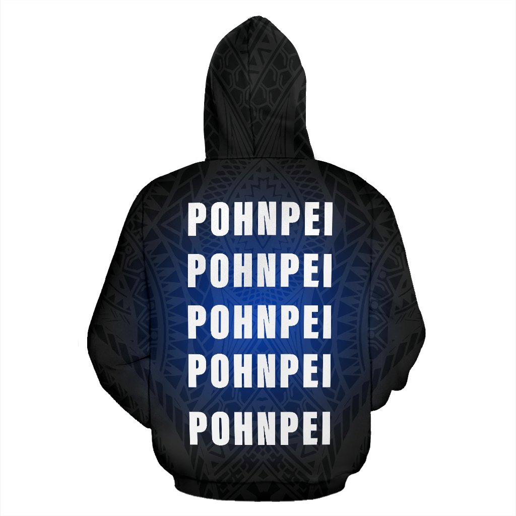 Pohnpei All Over Hoodie Go Pohnpei Style - Polynesian Pride