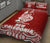 New Caledonia Quilt Bed Set - New Caledonia Coat Of Arms Polynesian Tattoo Red Fog Style - Polynesian Pride