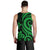 Wallis and Futuna Men's Tank Top - Green Tentacle Turtle - Polynesian Pride