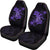 Hawaii Turtle Flower Polynesian Car Seat Covers - Purple Universal Fit Purple - Polynesian Pride