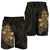 Polynesian Men's Shorts - Gold Pineapple - Polynesian Pride