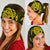 Hawaii Map Polynesian Turtle Bandana 3 - Pack - AH - Yellow - Polynesian Pride