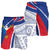 Philippines Men's Shorts - Polynesian Pattern With Flag - Polynesian Pride