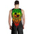 Tonga Polynesian Men's Tank Top - Tattoo Pattern With Seal Reggae - Polynesian Pride