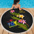 Cook Islands Beach Blanket - Plumeria Tribal - Polynesian Pride