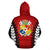 Tonga All Over Zip up Hoodie Warrior Style - Polynesian Pride