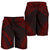 Tonga Men's Shorts - Polynesian Chief Red Version - Polynesian Pride